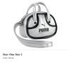 Puma Metallic Polyester Handbag Mini Women's Silver 092599-01