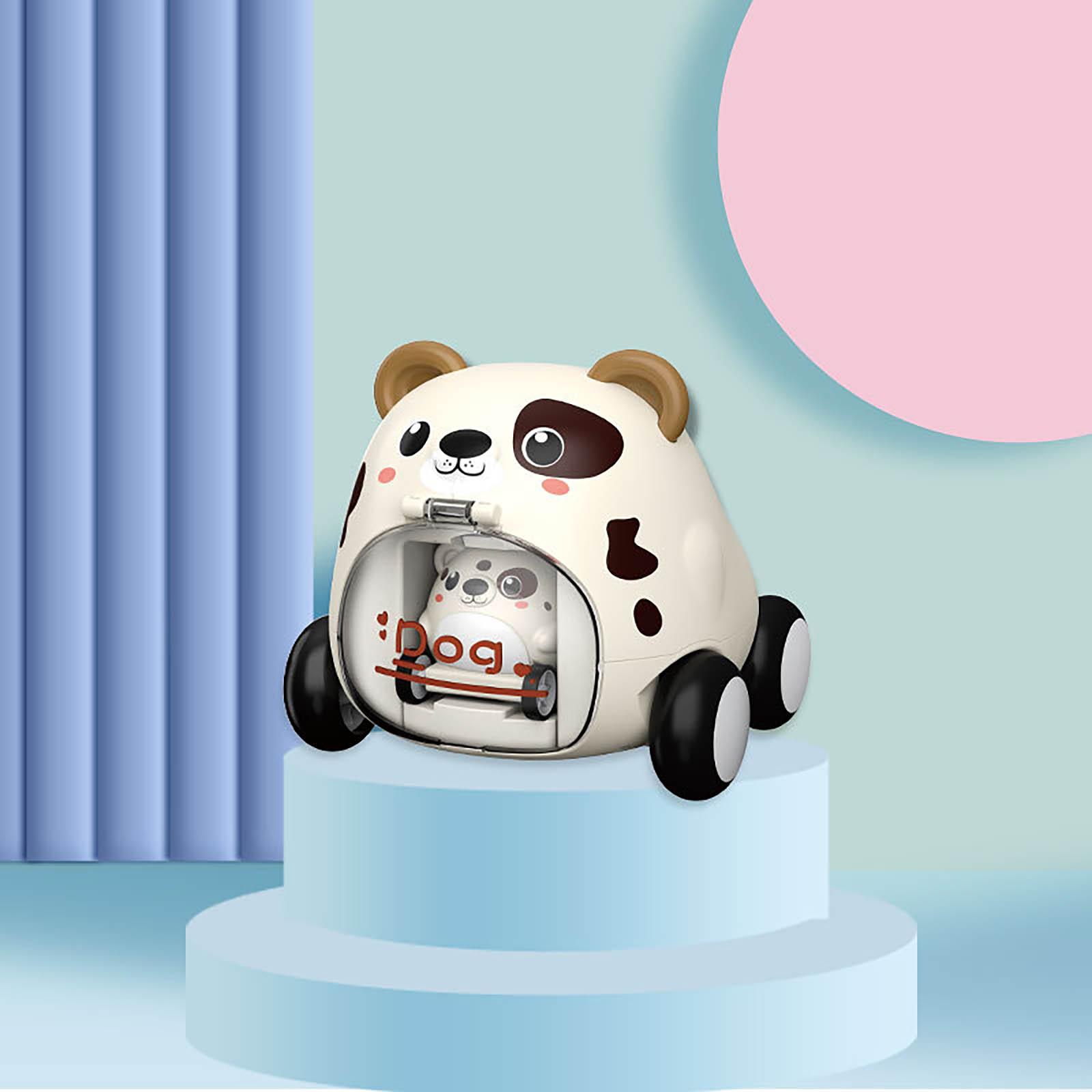 

(H0826)Мультяшная милая катапульта для домашних животных, игрушечная машина, инерционные автомобили, игрушки для детей, развивающие игрушки для детей, ABS, защита от падения