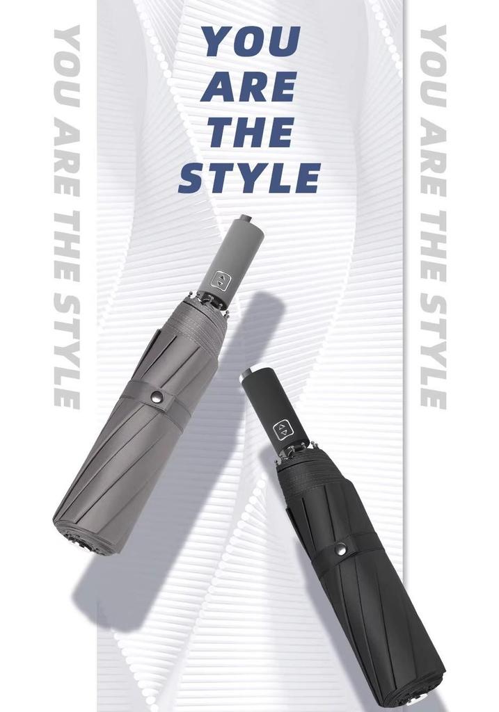 XL Double-Use Sturdy Folding Umbrella for Men & Women - Automatic, Reinforced, Thickened, Ideal for Two