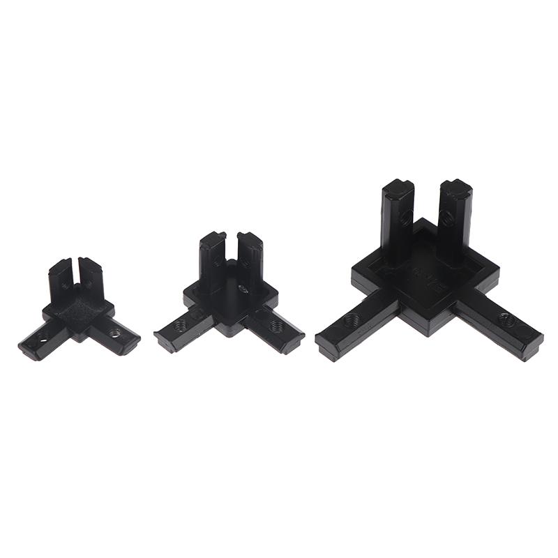 3 Way End Angle Bracket Connectors 4Pcs Oxidation Resistant Surface Fit Aluminium Extrusion Profile CNC Machine Enclosure Builds