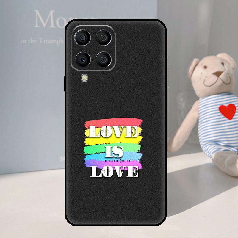 LGBT Pride Love For Samsung Galaxy M55 M15 M35 M14 M34 M54 M11 M21 M31 M13 M33 M53 M12 M32 M52 M06 M16 Case