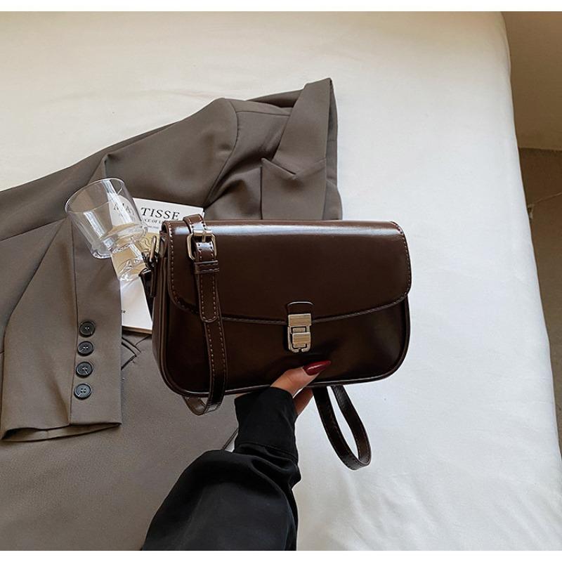 Fashion Versatile Small Square Bag Spring New High-end Simple Casual Shoulder Bag Trendy Messenger Bag