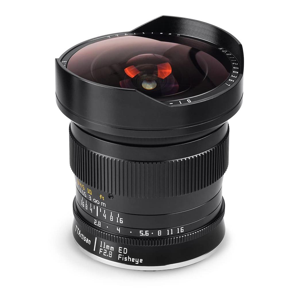 TTArtisan 11mm Fisheye Lens for Nikon F Mount by Meisho Optical F/2.8