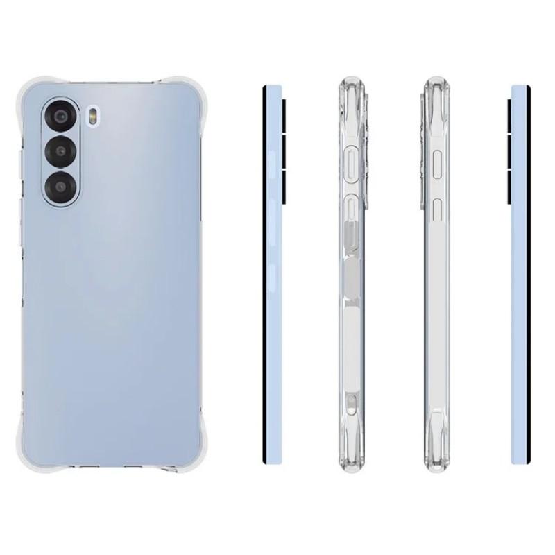 For ZTE nubia S 5G Clear TPU Case WANLONFENG TM Series 2.0mm Phone Back Cover