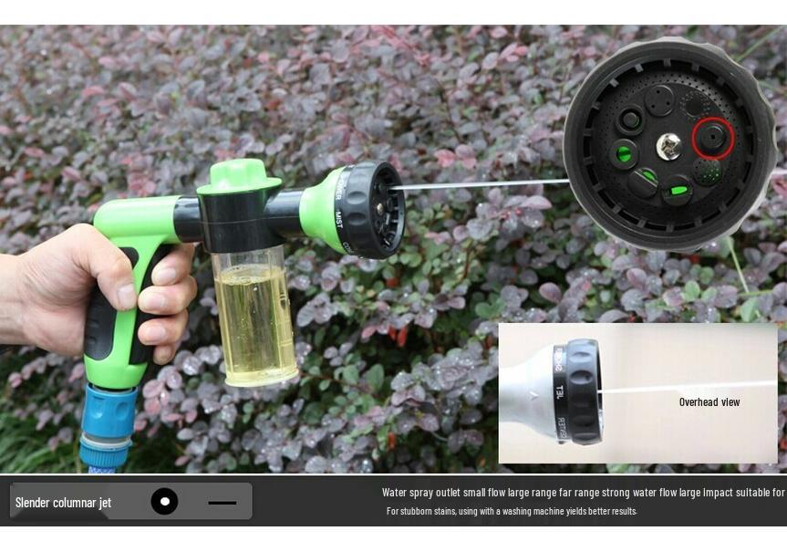 High Pressure Foam Water Gun Set for Car Wash with 4 Hose Connectors