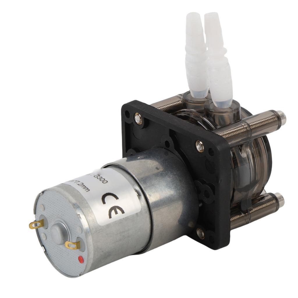 Pompa Peristaltica 300ml/min Motore DC a Spazzole Pompa Dosatrice Liquidi per Acquario Laboratorio Applicazione Industriale 12V 0.85A