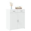 VidaXL Buffet blanc 80x42,5x93 cm bois d'ingénierie, armoire, armoire latérale, armoire de rangement, armoire, placard, 3281469