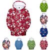 Weihnachtsmode-Druck, lockerer dünner Kapuzenpullover für Herren und Damen