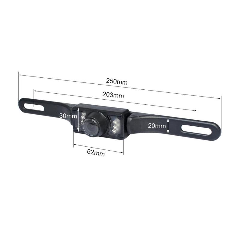 DIYKIT Wireless 7inch Rear View Mirror Car Monitor Parking System IR Night Vision Rear View Car Camera