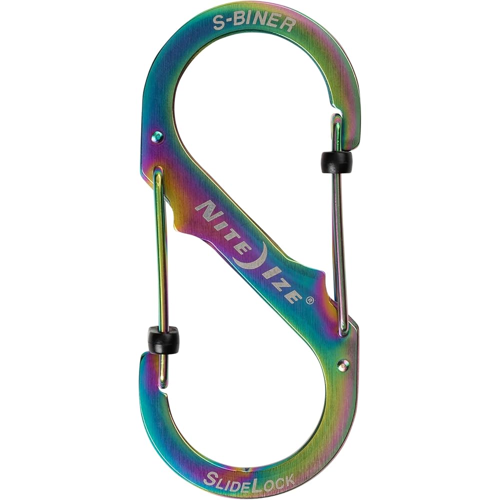 Nite Ize S-Biner SlideLock #4 Spectrum Multi-Use Carabiner Clip 4.5 inches