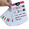 English Phonics Pronunciation Practice Flashcards Word Memory Cards