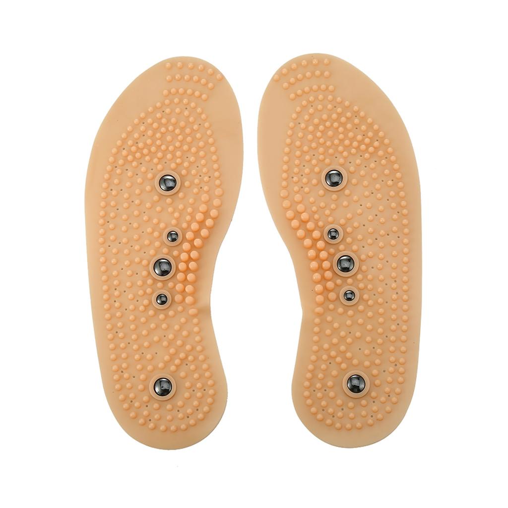 Shoes Comfort Pads Magnetic Therapy Magnet Health Care Foot Massage Insoles (3540(CN))