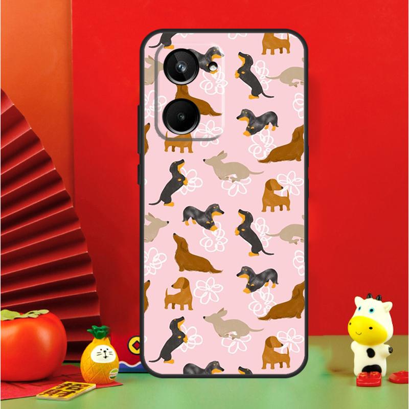 Dachshund Dackel Dog For Realme 15 Pro GT7 GT6 10 11 12 13 14 Pro Plus C65 C67 C63 C61 C51 C53 C35 C75 C55 Case