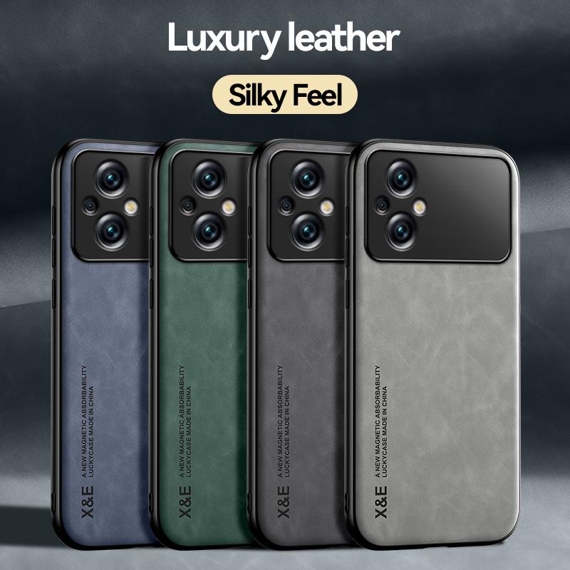 Luxury Leather Case for Xiaomi POCO M5 M5S M4 5G Soft Silicone+PC Shockproof Phone Back Cover for POCO M4 5G M5 M5S