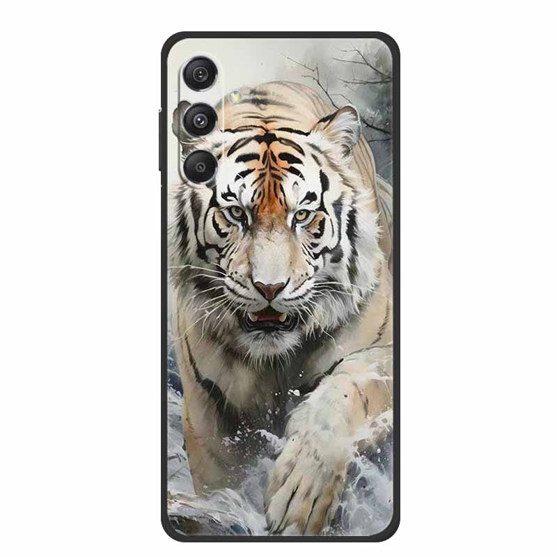 Funda For Samsung A17 Back Cover Case Fashion Black Silicone TPU Soft Phone Case For Samsung Galaxy A17 2025 Case A 17 Coque Bag