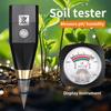 Handheld Soil Tester Flower Plant Soil Moisture PH Meter Waterproof Hygrometer 2 In 1 Moisture Acidity Soil Detector for Garden