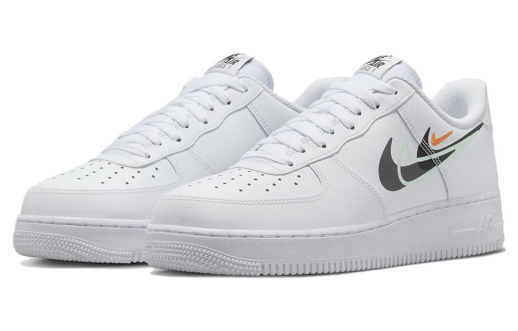 Nike Air Force 1 Low "Multi Swoosh" Bianco Nero FN7807-100