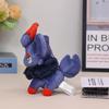 13cm Hisuian Zorua Plush Keychain Soft Stuffed Animal Pendant Cute Doll Toy Gift