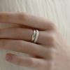 touched SHEEN TEXTURE RING (2set)