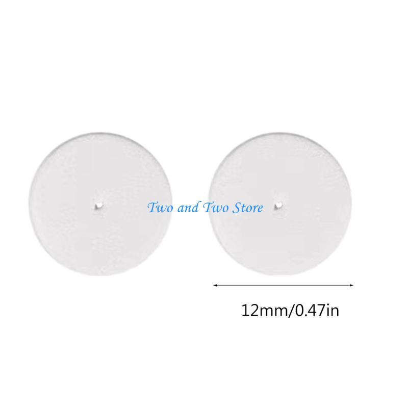 HX6F Pack of 500/200 Shockproof Anti-Push Pads Foam Ear Studs Mats for DIY Jewelry