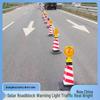 Custom Solar-Powered LED Red/Blue Flashing Traffic Lights for Road Construction and Barrier Safety