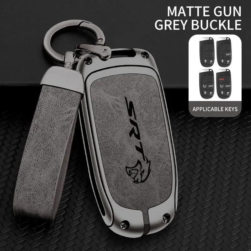 

Чехол для автомобильного ключа из цинкового сплава для Dodge Challenger Hellcat SRT, защитный чехол для пульта дистанционного управления для DODGE SRT, автомобильные аксессуары