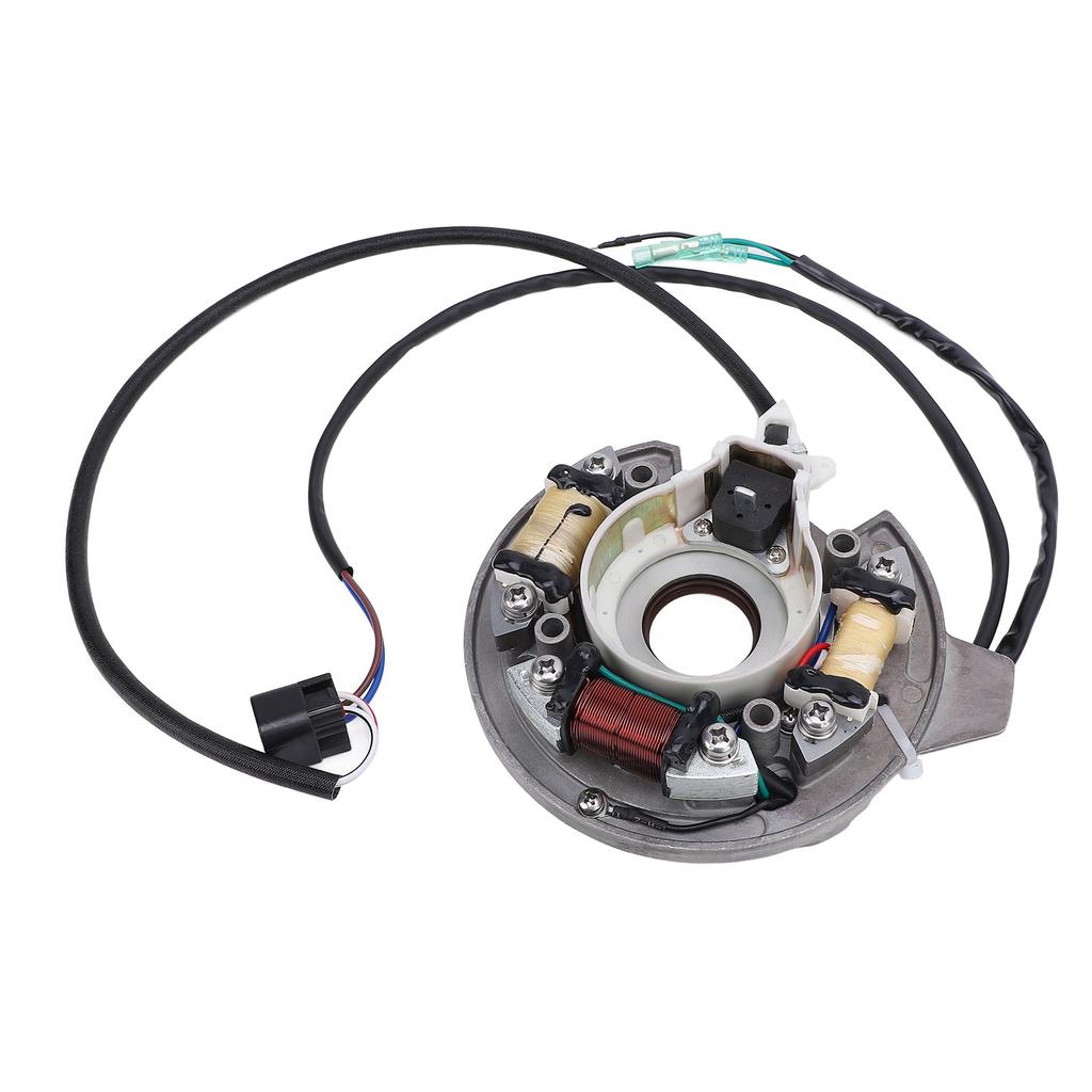 Outboard Magneto Stator Coil 66T 85560 01 Aluminum Iron Stable Performance Ignition Magneto Stator for 2 Stroke 40HP
