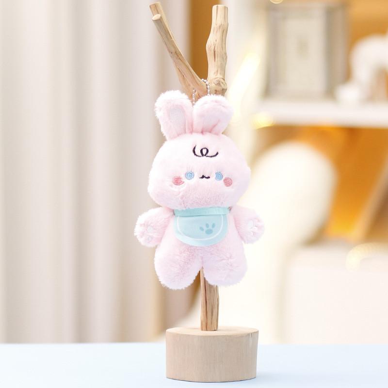 Bear Panda Brown Cat Elephant Rabbit Plush Keychain Toys Cartoon Doll Gifts