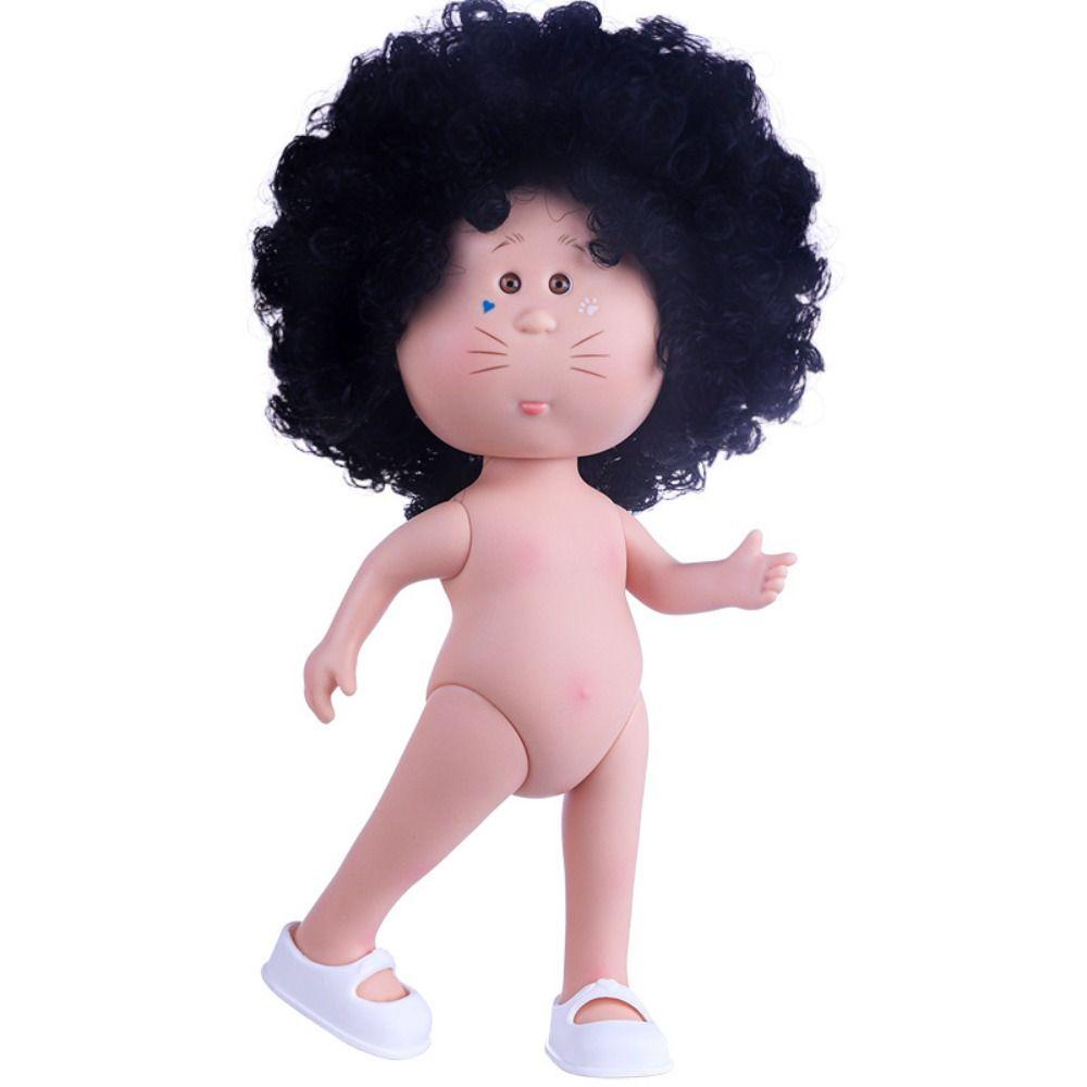 Dark Skin Mia Potato Dolls Dress Up Action Figure Body 24cm Bean Eye Vinyl Doll  Doll Accessories