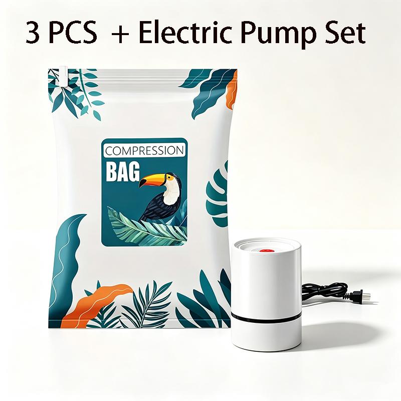 Large Capacity Vacuum Compression Bag, Dustproof Pouch, Lightweight Clothes Bag For Travel