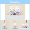 Plush Bunny Lovable Keychain Adorable Rabbit Bag Decoration Soft Pp Cotton Design