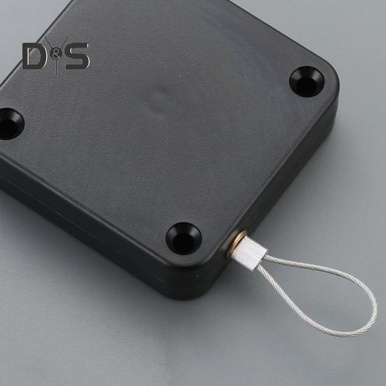 Automatisk dørpumpe med stålvire, justerbar, stansfri, selvklebende veggmontering, baderom, soverom, skyvedør, lukkeanordning