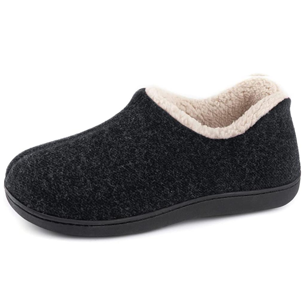 Comwarm 2024 Warm Cotton Slippers Women Winter House Fuzzy Shoes Female Faux Fleece Fluffy Slippers Indoor Comfort Flat Shoes