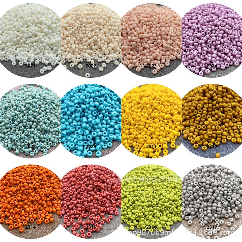 Miyuki 3mm Matte Finish Rice Beads 8/0 - Japanese Glass Beads for DIY Embroidery