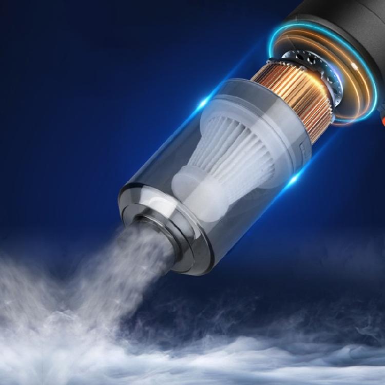 Portable Vacuum Cordless Car Cleaner Small Small Vacuum 6000Pa Strong Suction ABS for Car Detailing & Homes Cleaning