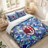 Bedding Set 1 Duvet Cover 2 Pillowcases AC Milan Print Bedroom Home Decoration