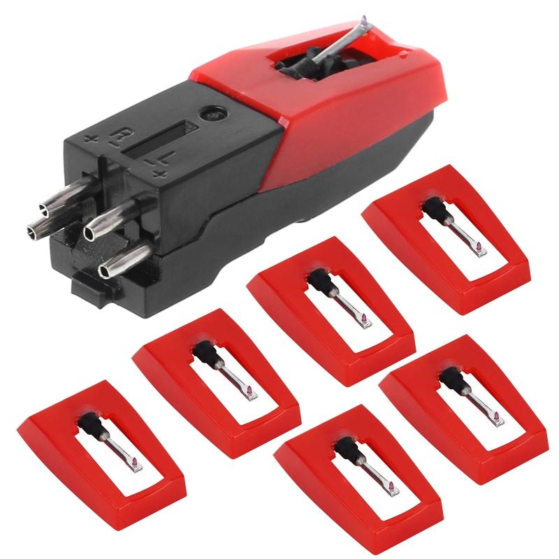 7-Piec Recorder Needle, Upgraded Recorder for Case with Diamond Stylus Replacement for Crosley, ION, for LP, Recorder Et