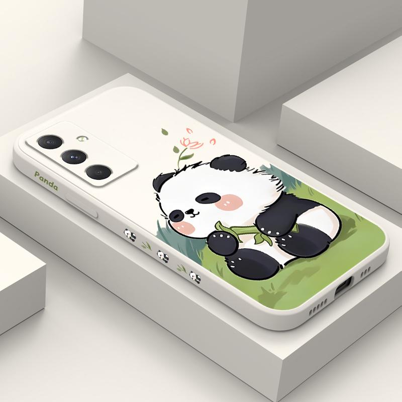 Baby Panda Phone Case For Samsung Galaxy A56 A36 A26 A16 A06 A17 A07 A55 A35 A25 A15 A05 A54 A34 A24 A14 A04 4G 5G Cover