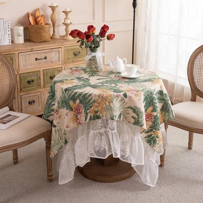 Französische Romantische Spitze Bedruckte Tischdecke Desserttisch Hochzeitsdekoration Foto Couchtisch Tischdecke Tischdecke Großer Runder Tisch