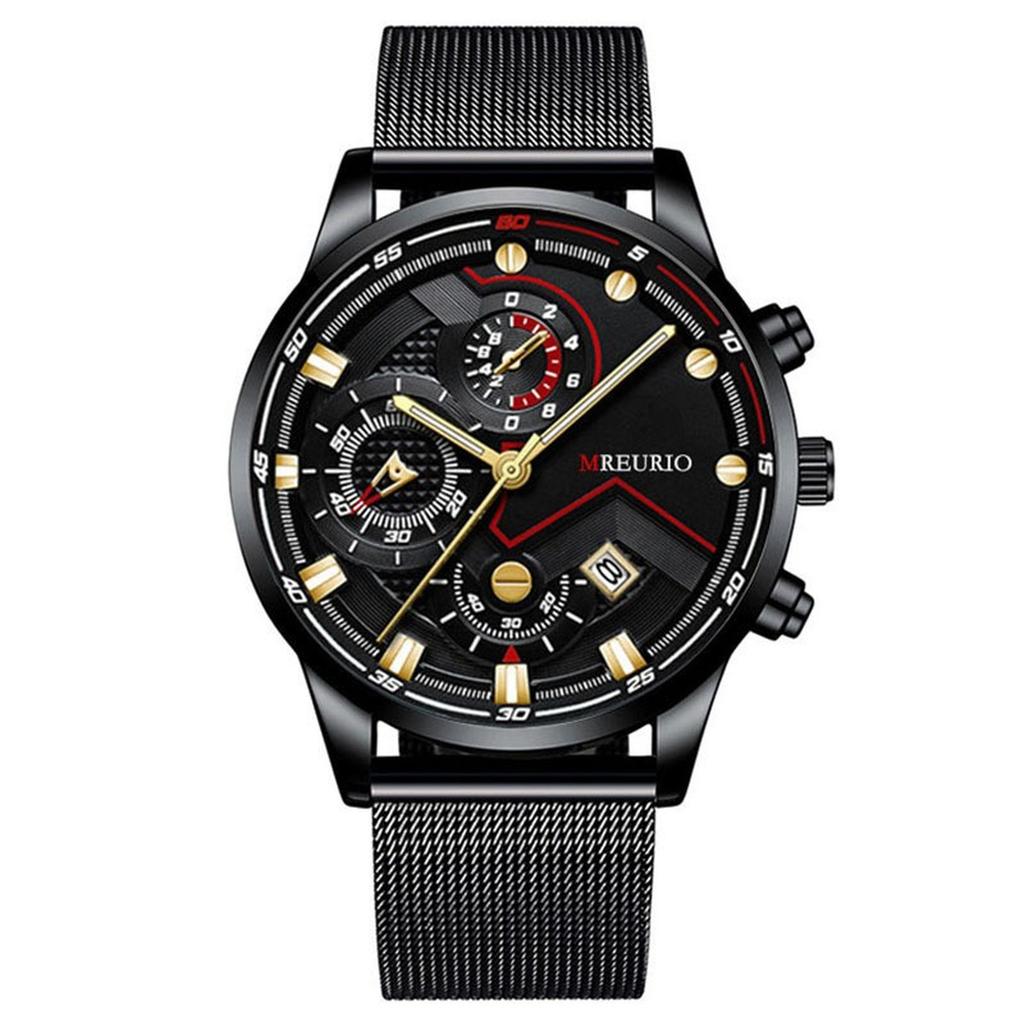 Men's Waterproof Luminous Running Alarm Clock Watch