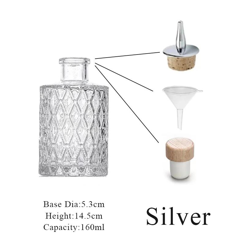 Cocktail Bitters Bottles With Cap Vintage Glass With Stainless Steel Caps Kitchen Seasoning Tools Bar Bartender Accessories