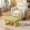 Smooth Solid Wood Foot Stool Rounded Edges Burr-Free Edges Shoe Changing Bench Compact Size Stable Support Legs