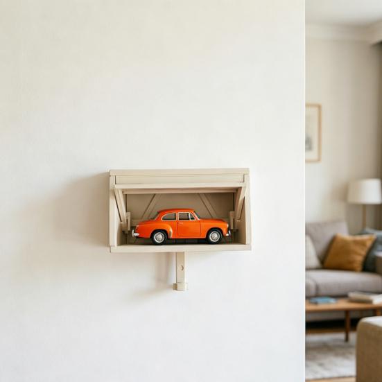 Adhesive Wall Hooks with Container Shape Industrial Style No Drill Hanging Hook for Ceramic Tiles Glass Wood Walls