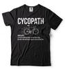 Cycopath Bicycle T-shirt Biker Shirt Mens Tee Shirt Bike Shirt