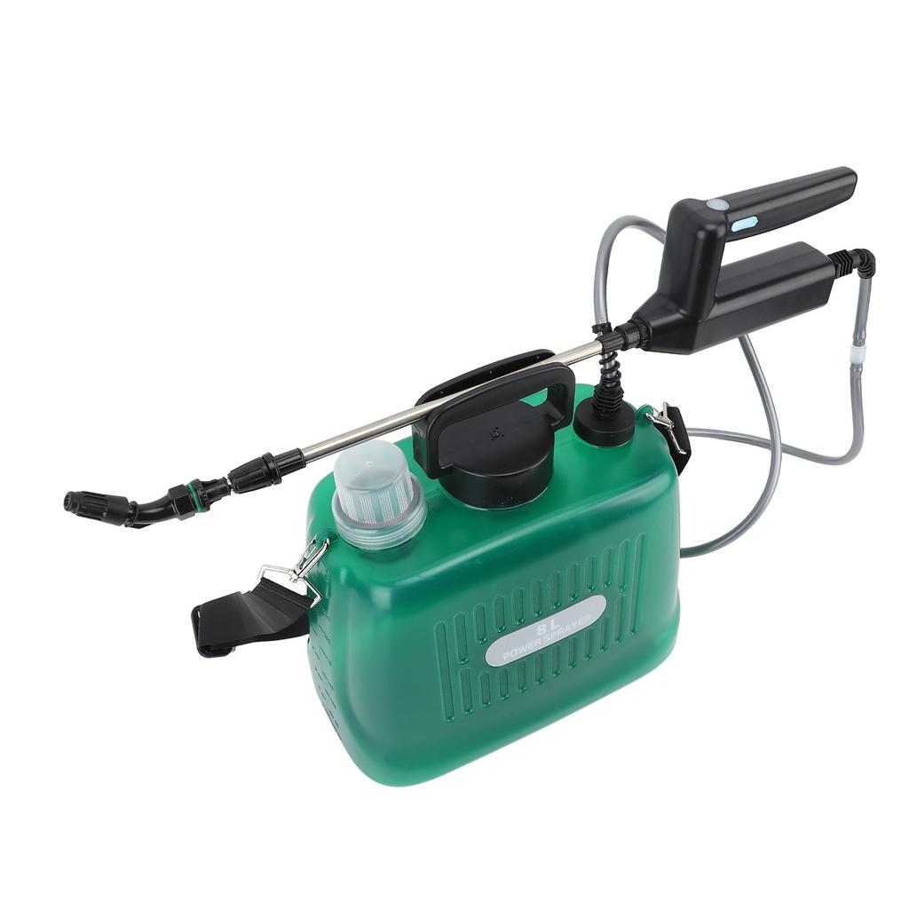 2,1 gallon batteridrevet sprøyte 2000 mAh batteri elektrisk sprøyte USB oppladbar bærbar hage