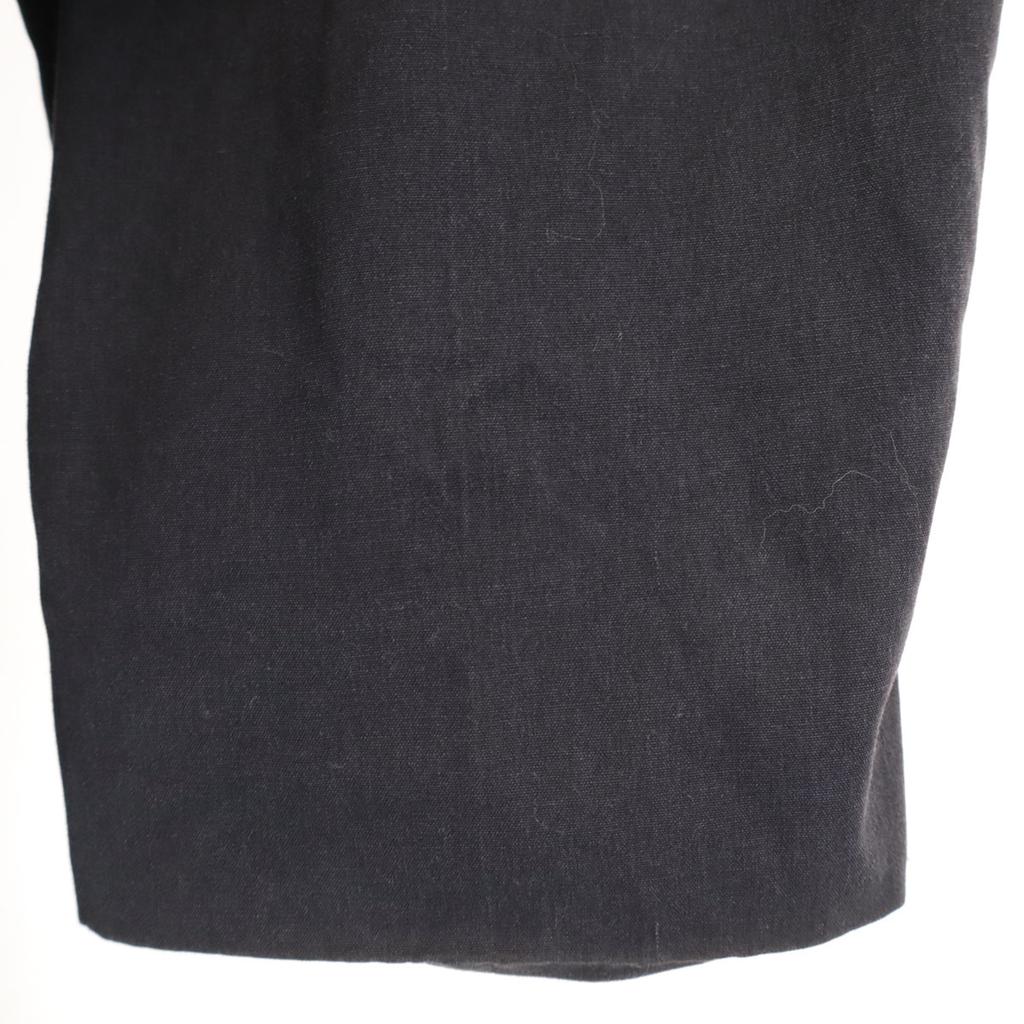 US NAVY 80s DLA Vintage All-Weather Coat Stainless color Long coat liner Men's Used