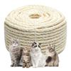 Thick Natural Rope For Rebuilding Cats Scratching Post And Crafting Engaging Creative Pet Climbing Tree Accessories