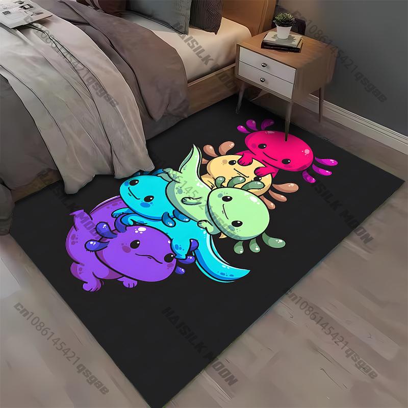 

Cute Salamander Area Rug,superhero Carpet for Home Living Room Bedroom Sofa Doormat Kitchen Decor,Non-slip Floor Mat 40x60cm