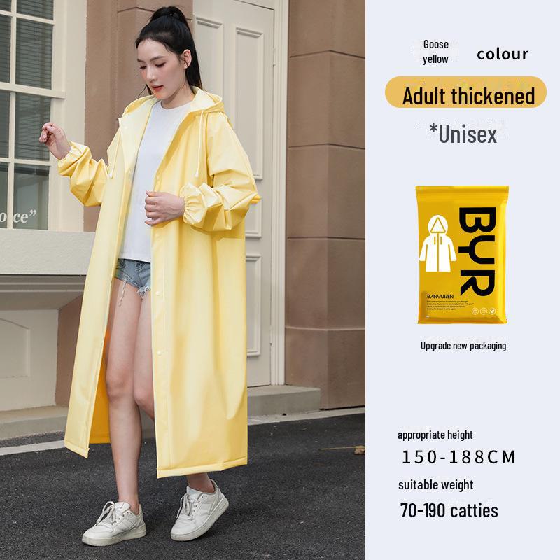 "Children's Full-Body Rainstorm-Proof Disposable Raincoat for Boys and Girls with Backpacks"