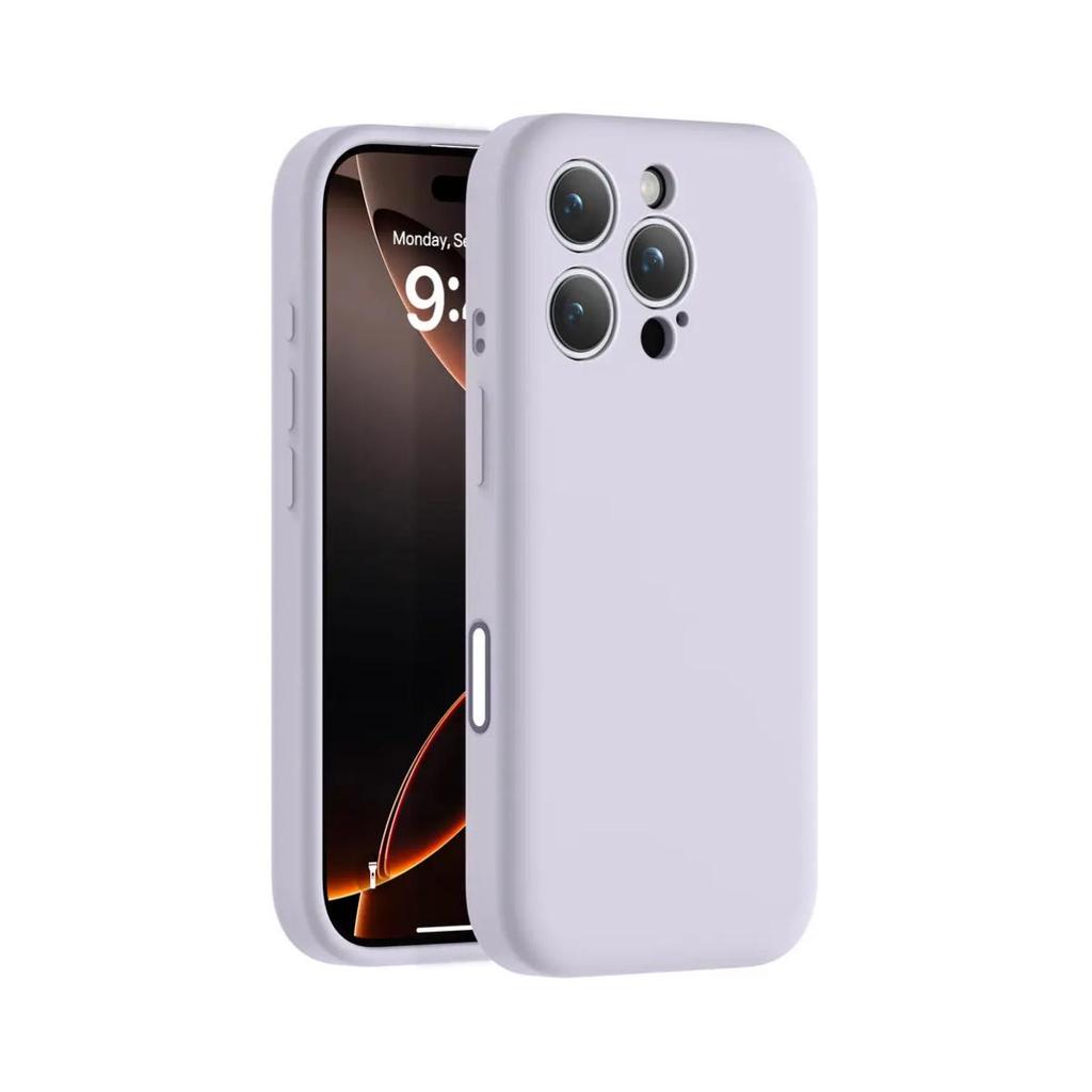 Custodia Magnetica in Silicone a 16 Pulsanti per iPhone 15 Pro Max con Design Lenti a Filo